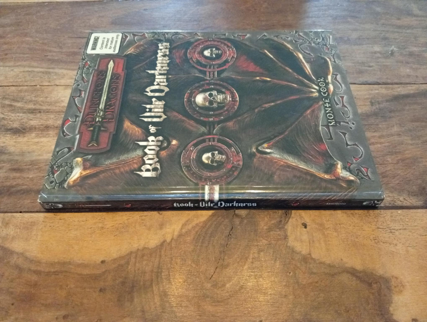 Book of Vile Darkness Hardcover Dungeons & Dragons Wizards of the Coast 2002