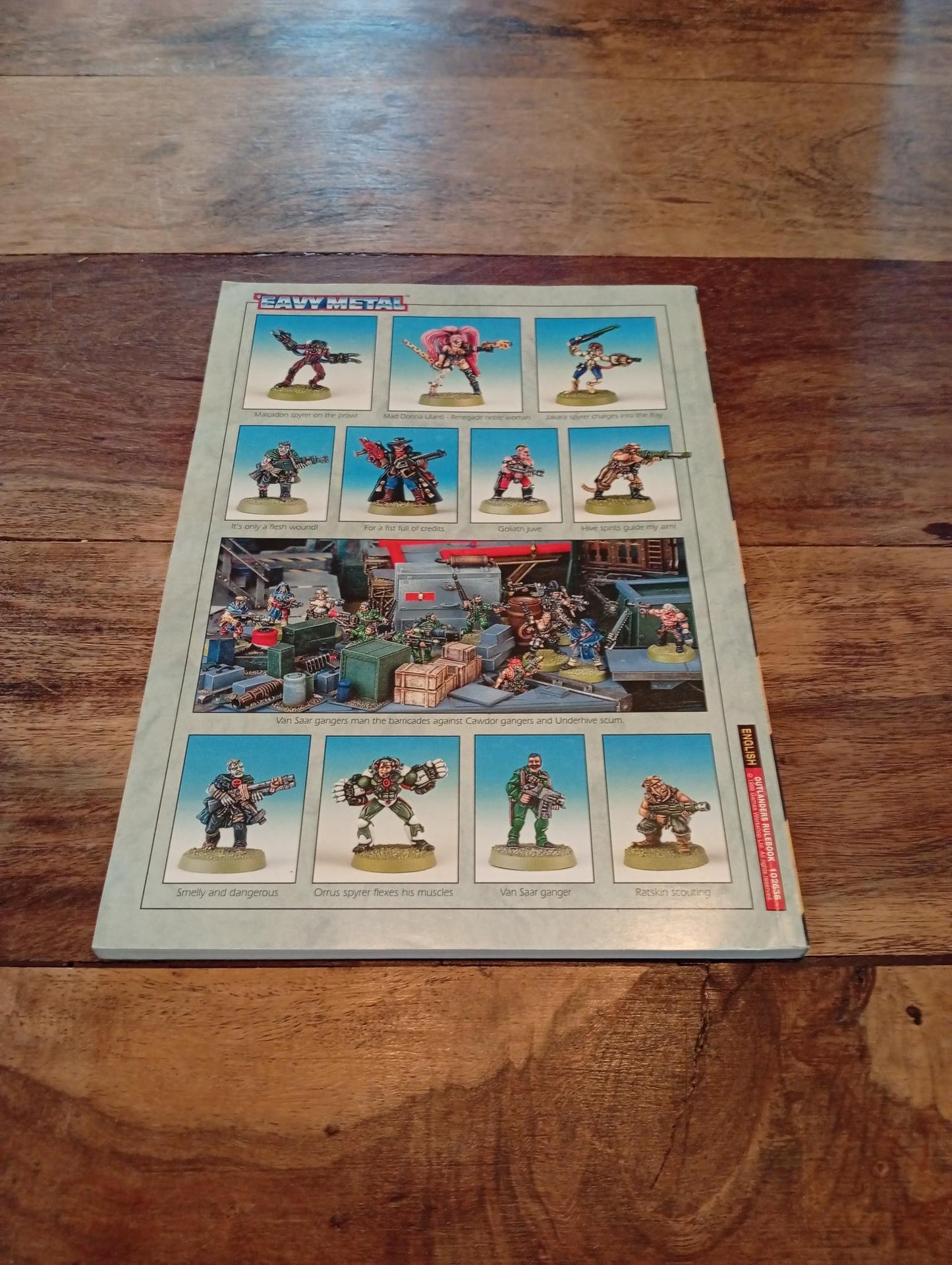 Outlanders Rulebook Necromunda Warhammer 40k Games Workshop 1996