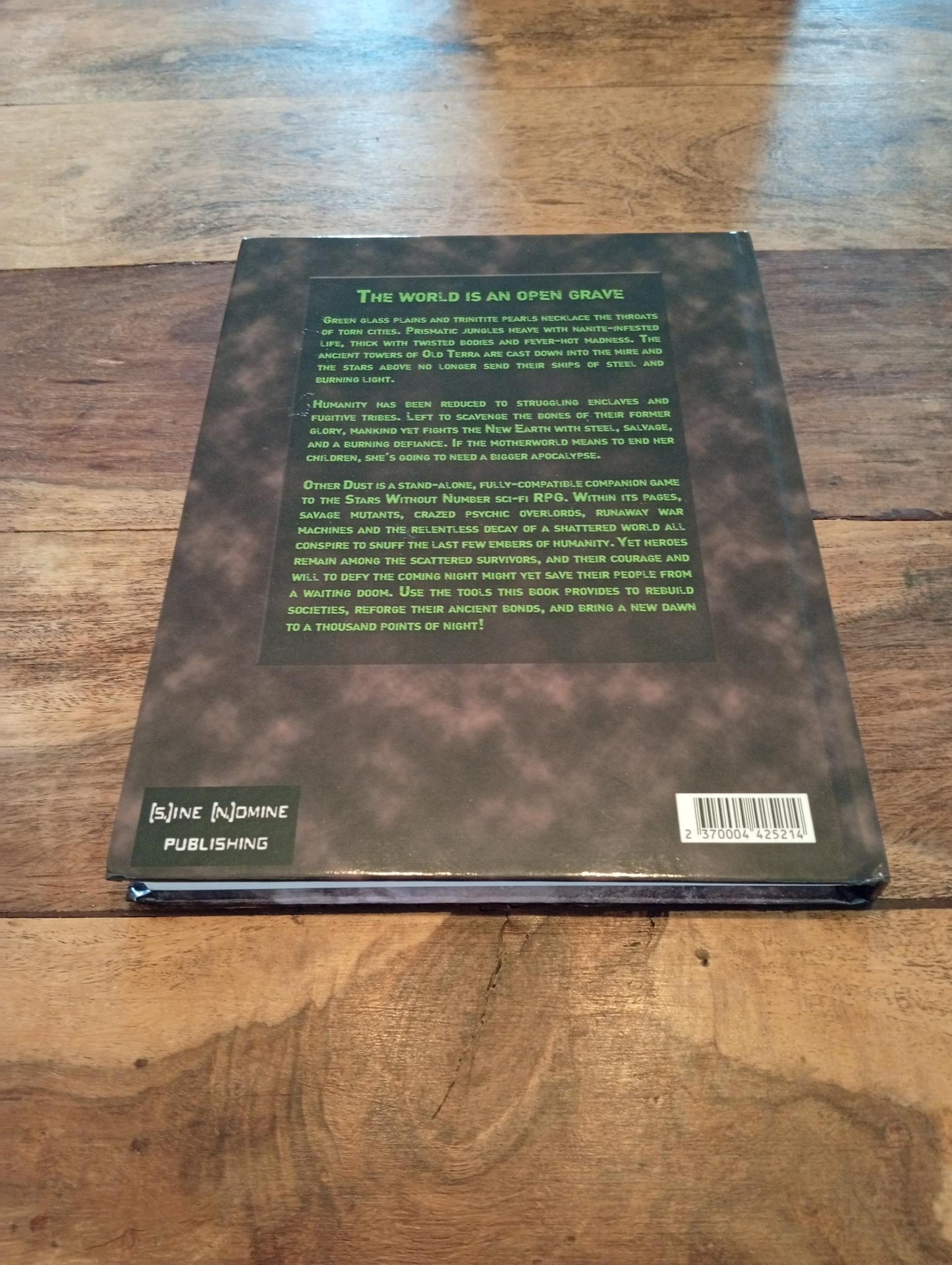 Other Dust Roleplaying After The End Hardcover Sine Nomine Publishing 2012