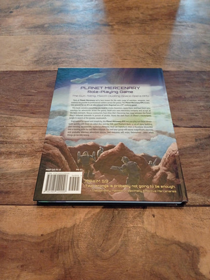 Planet Mercenary Core Rulebook Hardcover Tayler Corporation 2018