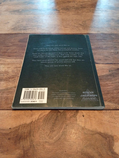 In Nomine 1st Printing Steve Jackson Games 1997