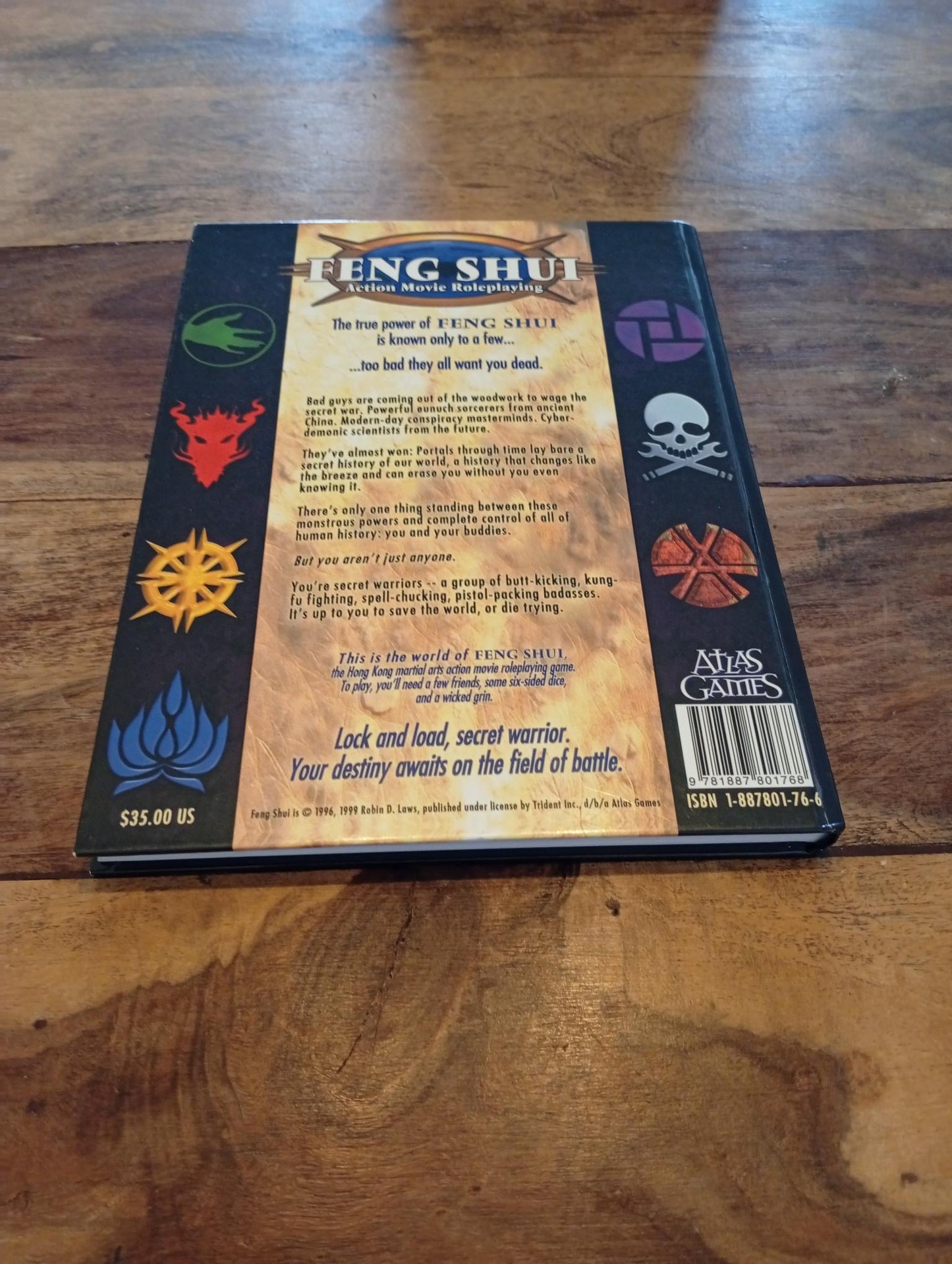 Feng Shui Hardcover Atlas Games 1999