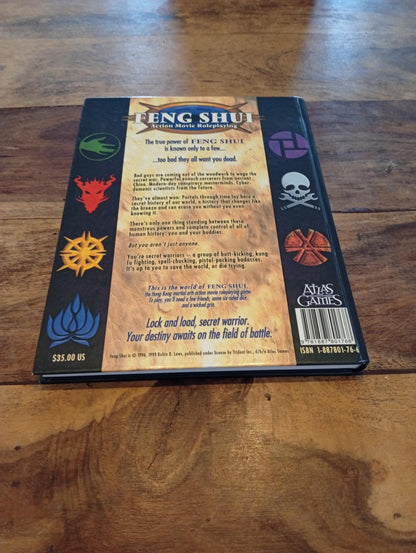 Feng Shui Hardcover Atlas Games 1999