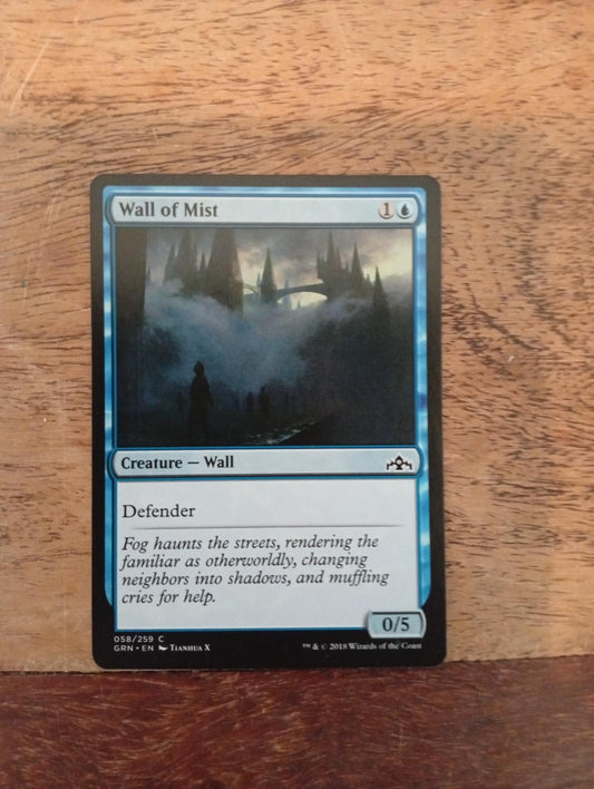 Magic The Gathering Wall of Mist 058/259 Guilds of Ravnica