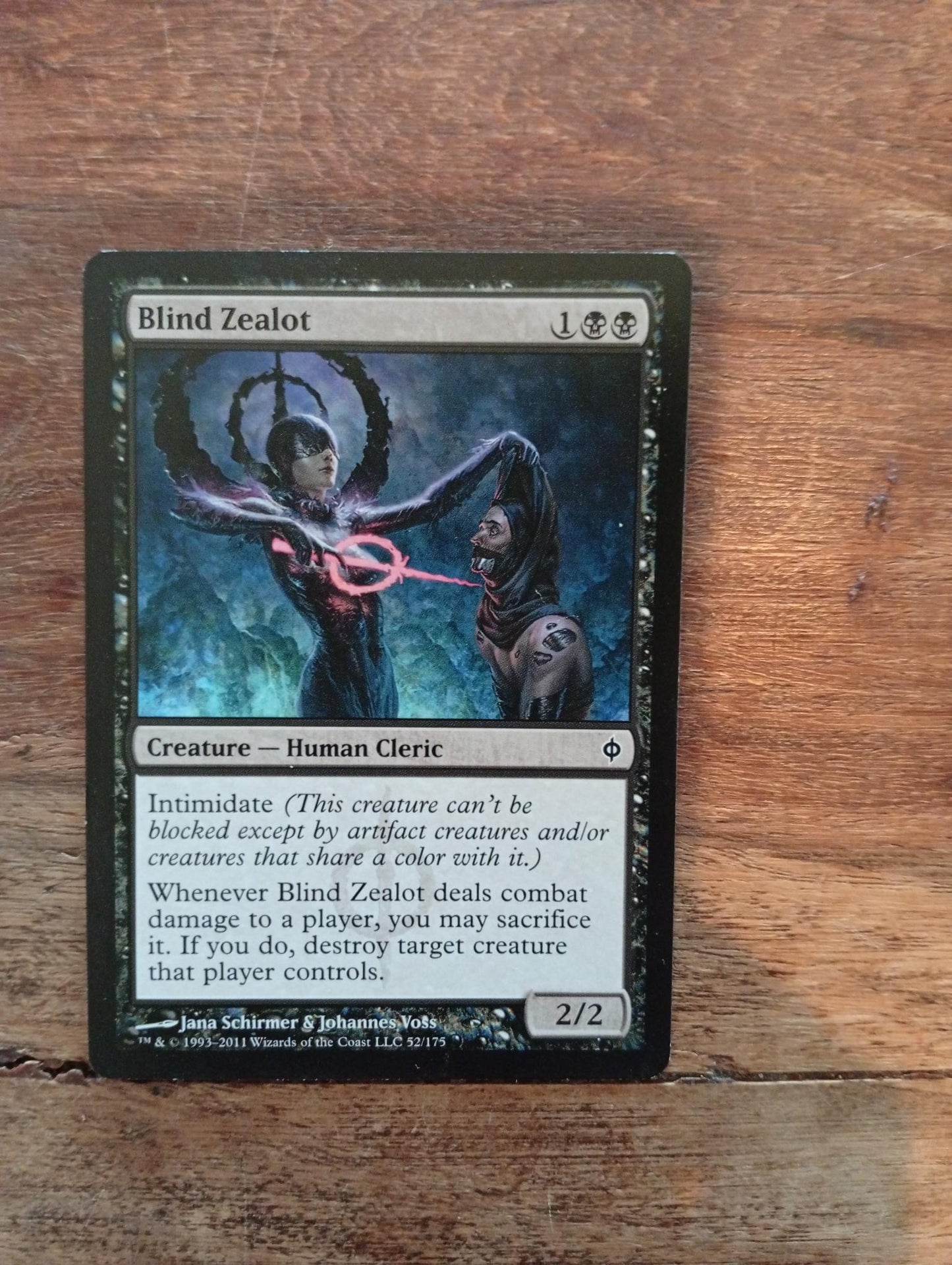 Magic The Gathering Blind Zealot 52/175 New Phyrexia