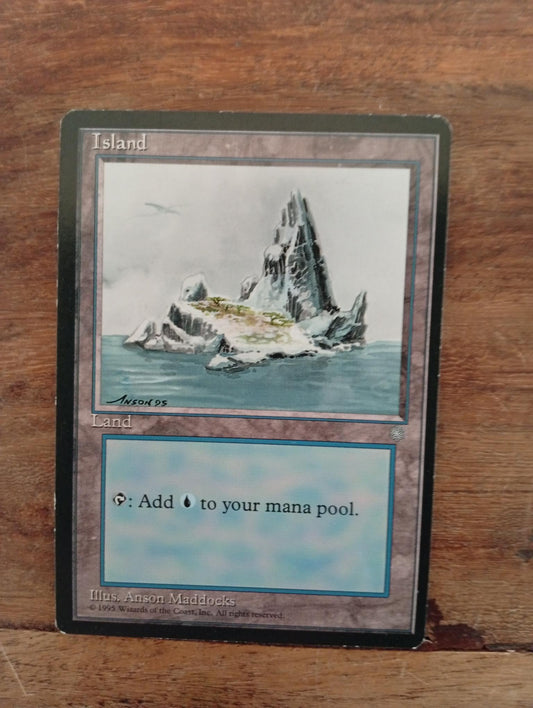 Magic The Gathering Island (A) Ice Age
