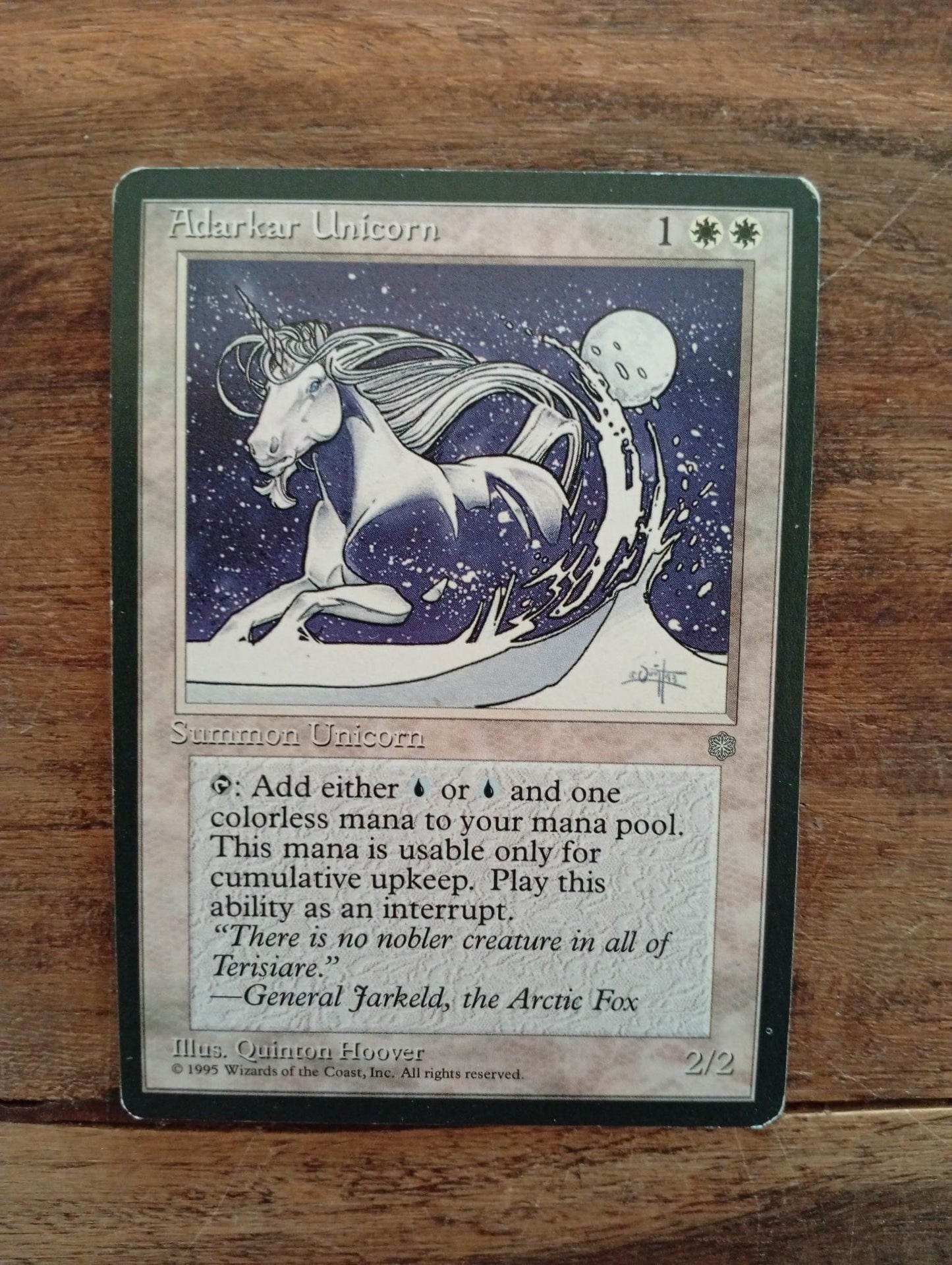 Magic The Gathering Adarkar Unicorn Ice Age