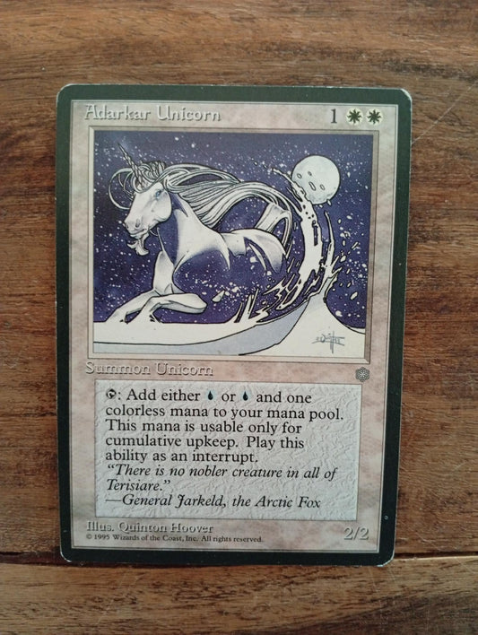 Magic The Gathering Adarkar Unicorn Ice Age
