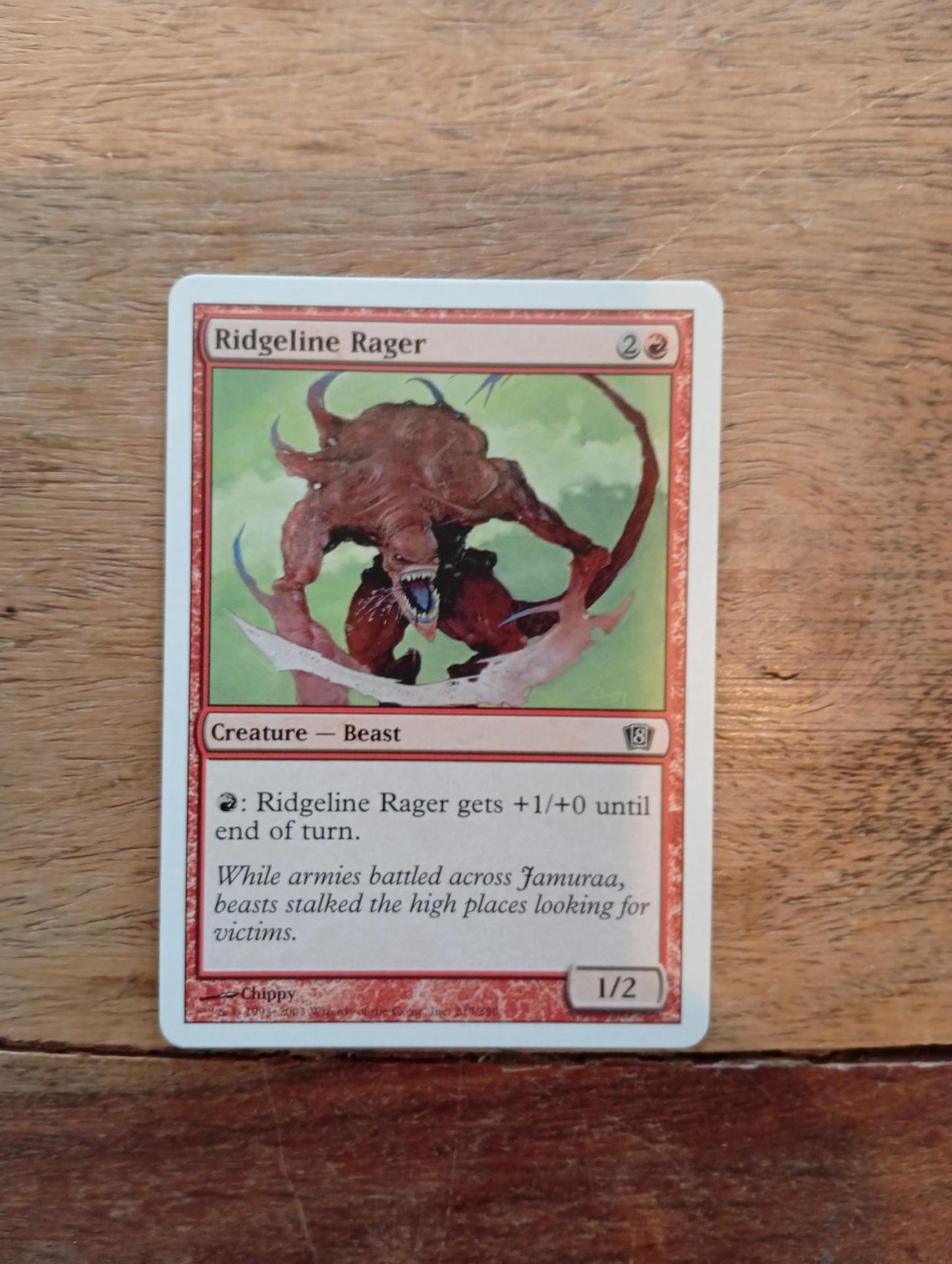 Magic The Gathering Ridgeline Rager 215/350 Eighth Edition