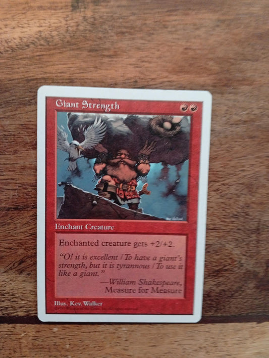 Magic The Gathering Giant Strength Fifth Edition