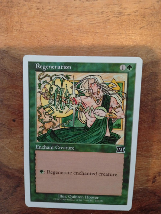 Magic The Gathering Regeneration Classic Sixth Edition