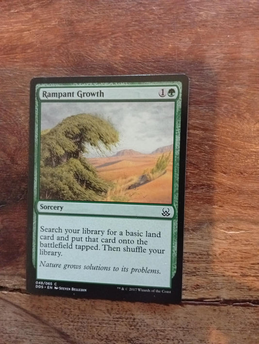 Magic The Gathering Rampant Growth 048/065 Duel Deck Mind vs. Might
