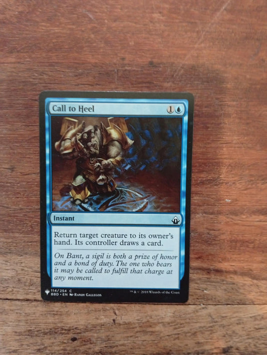 Magic The Gathering Call to Heel 114/254 Battlebond