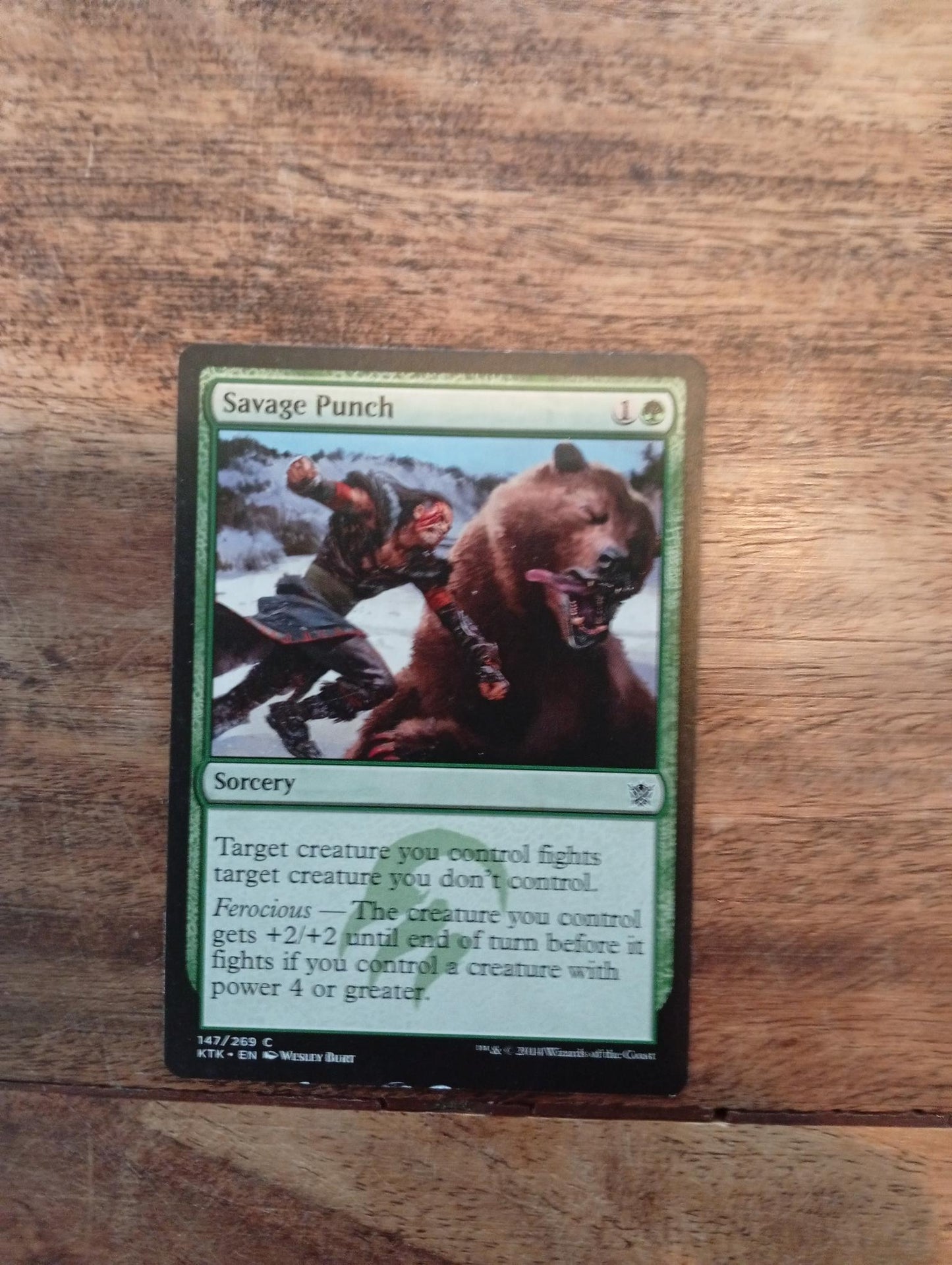 Magic The Gathering Savage Punch 147/269 Khans of Tarkir