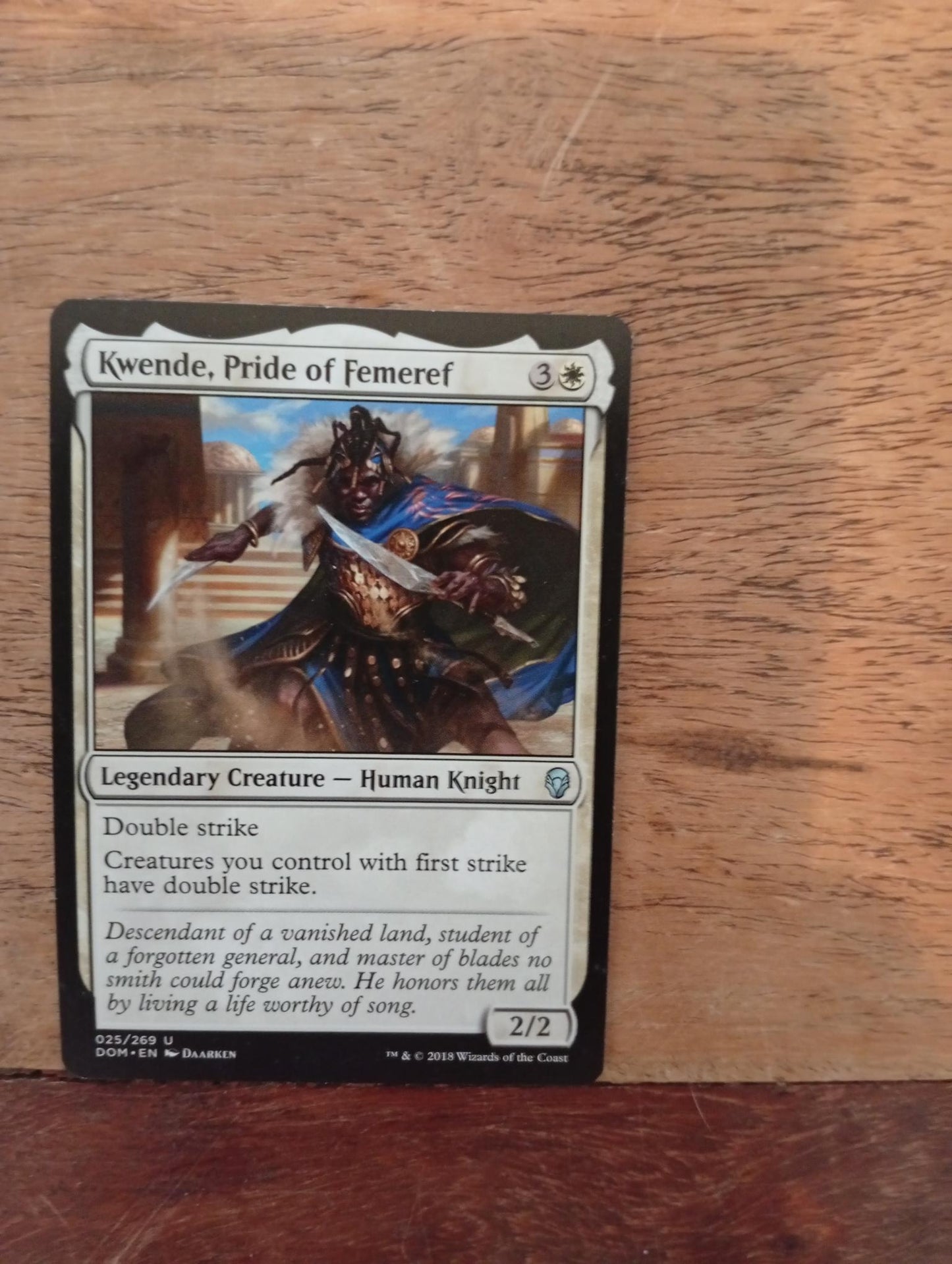 Magic The Gathering Kwende, Pride of Femeref 025/269 Dominaria