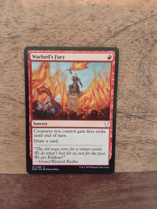 Magic The Gathering Warlord’s Fury 151/269 Dominaria