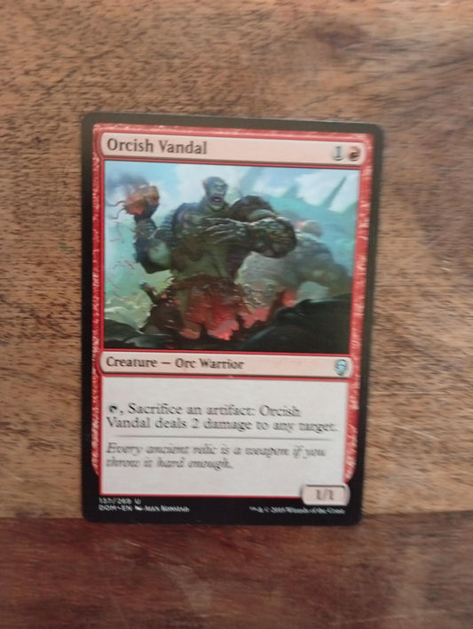 Magic The Gathering Orcish Vandal 137/269 Dominaria