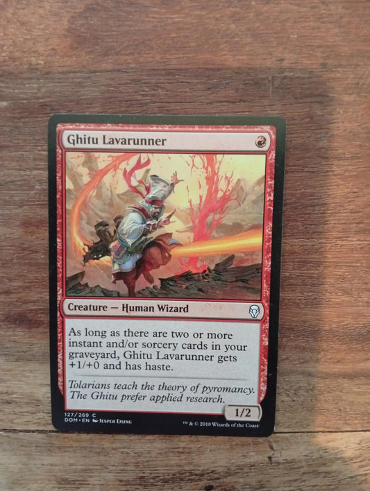 Magic The Gathering Ghitu Lavarunner 127/269 Dominaria