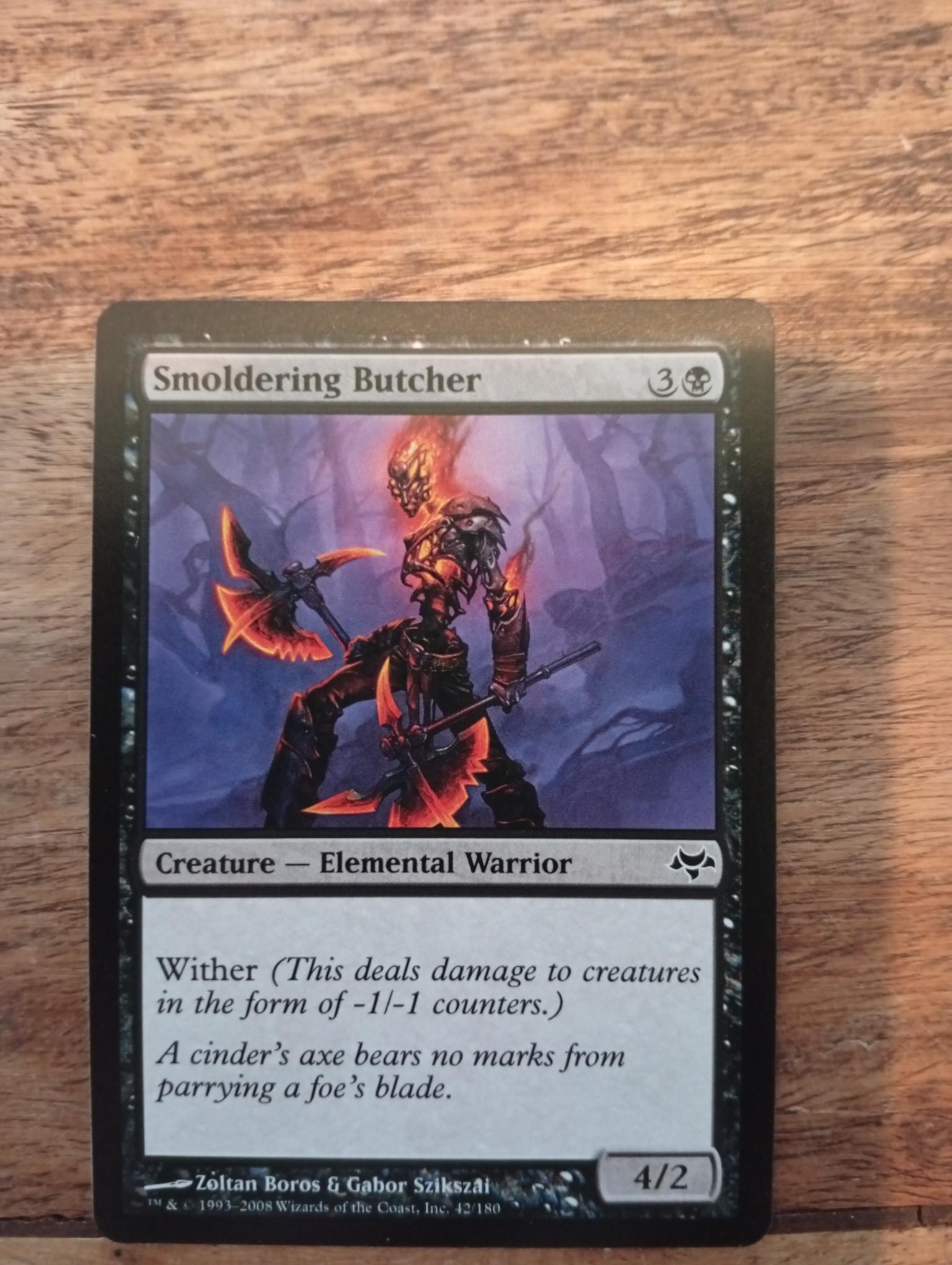 Magic The Gathering Smoldering Butcher 42/180 Eventide - AllRoleplaying.com