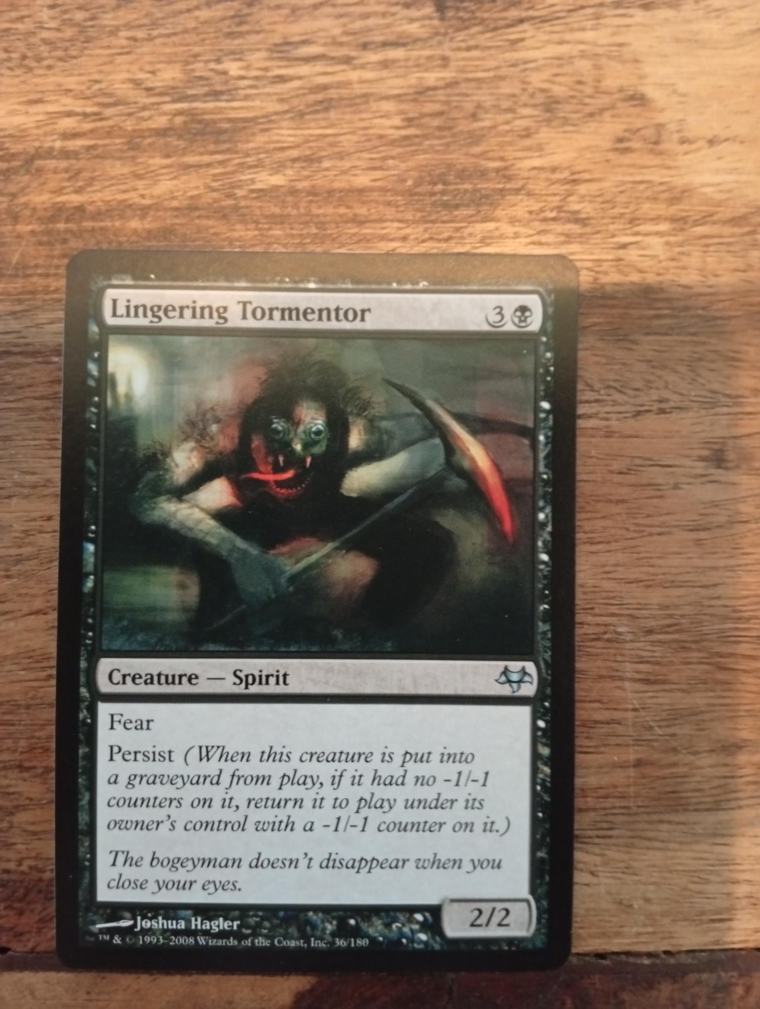 Magic The Gathering Lingering Tormentor 36/180 Eventide - AllRoleplaying.com