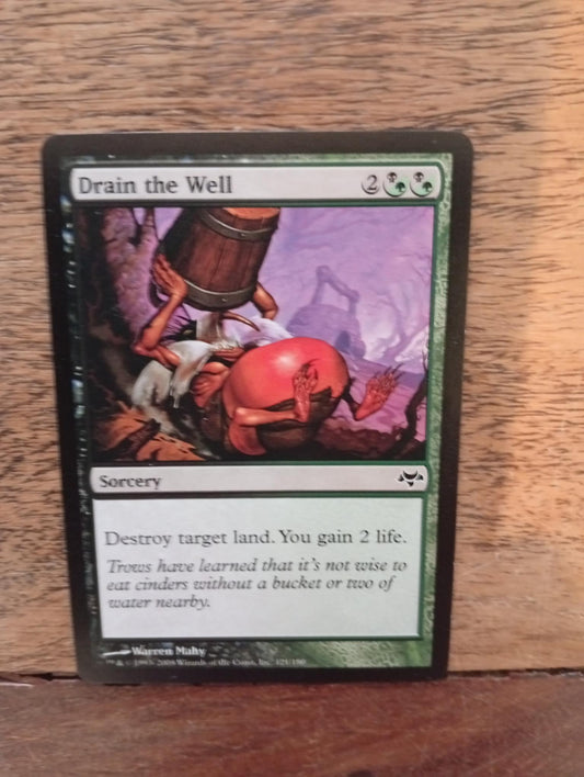 Magic The Gathering Drain the Well 121/180 Eventide