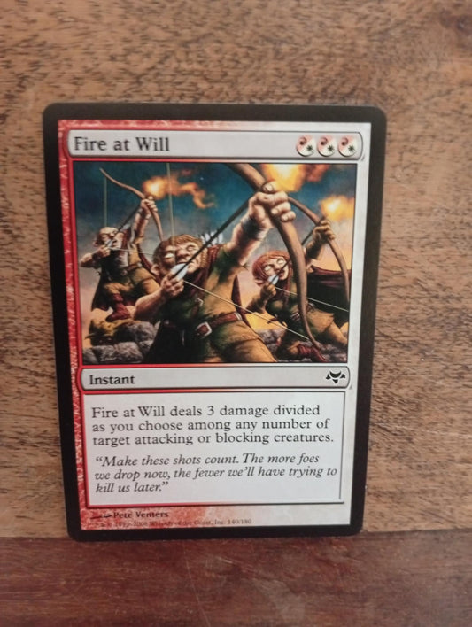 Magic The Gathering Fire at Will 140/180 Eventide