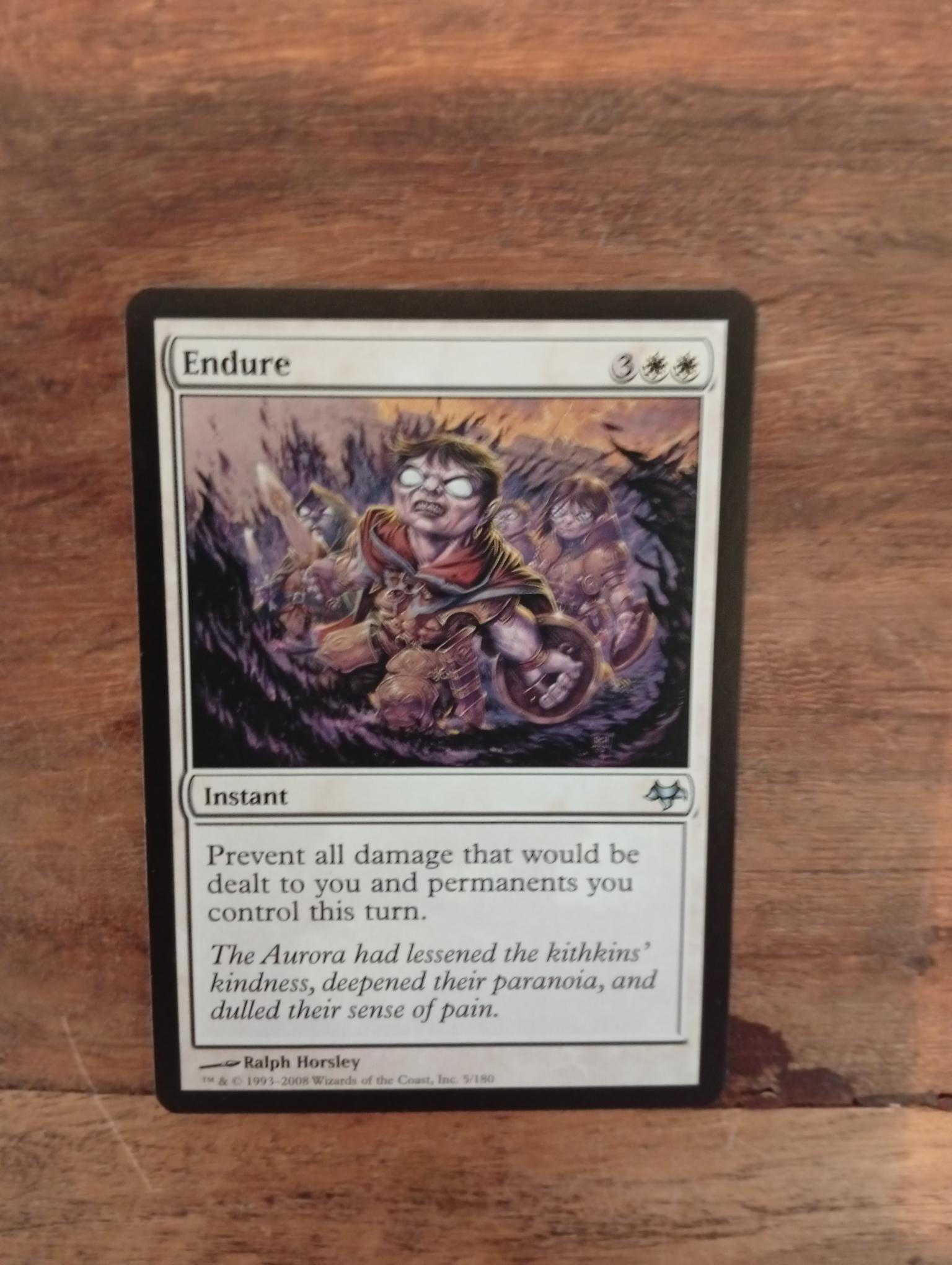 Magic The Gathering Endure 5/180 Eventide - AllRoleplaying.com