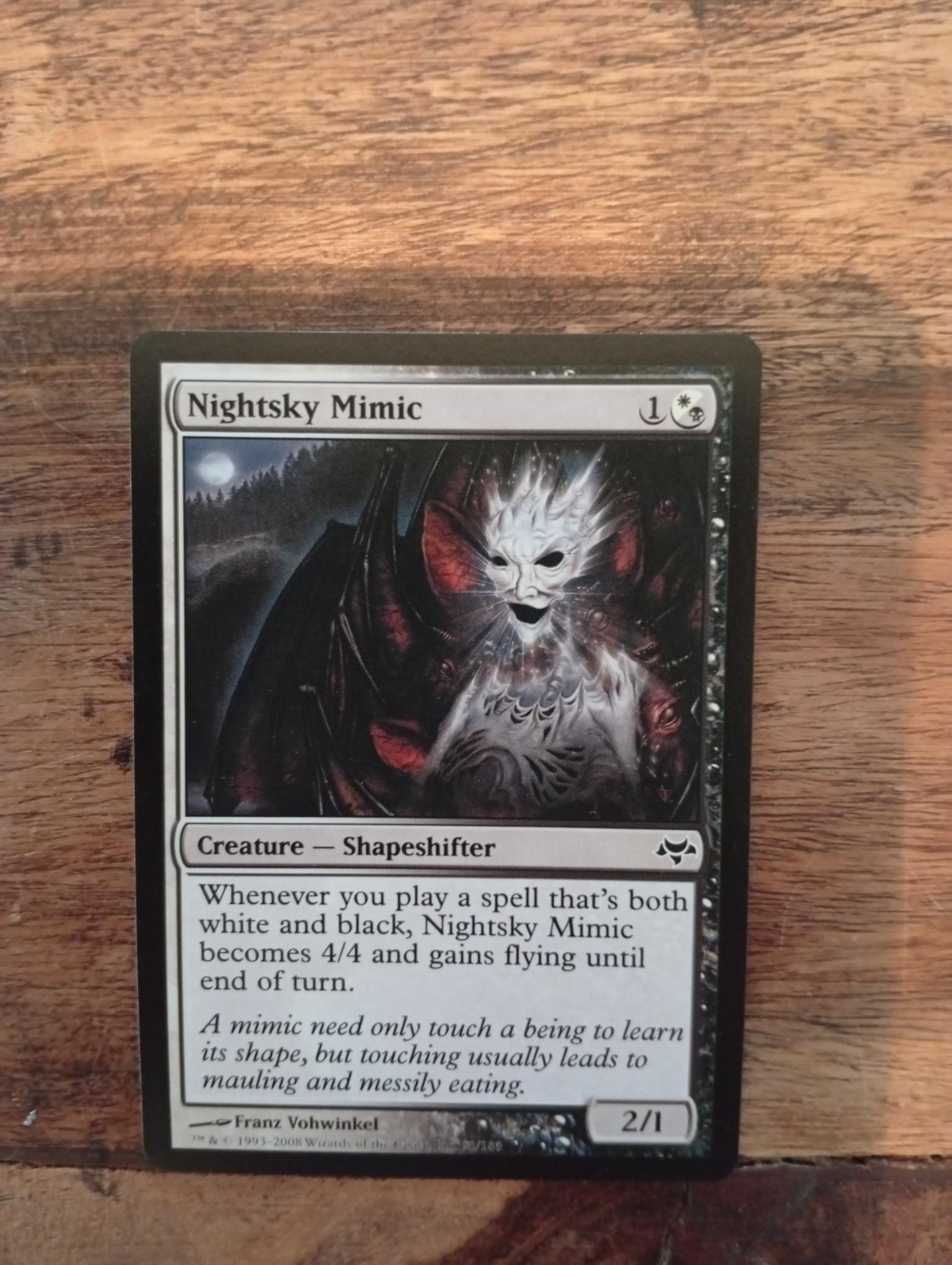 Magic The Gathering Nightsky Mimic 91/180 Eventide - AllRoleplaying.com