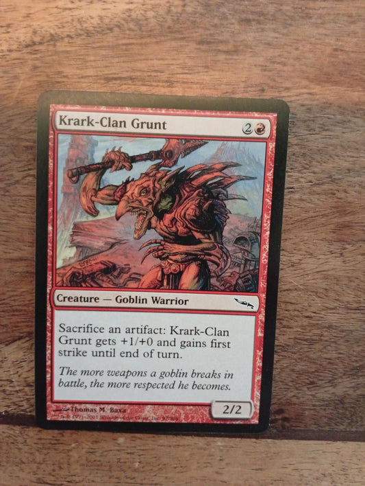 Magic The Gathering Krark-Clan Grunt 97/306 Mirrodin - AllRoleplaying.com