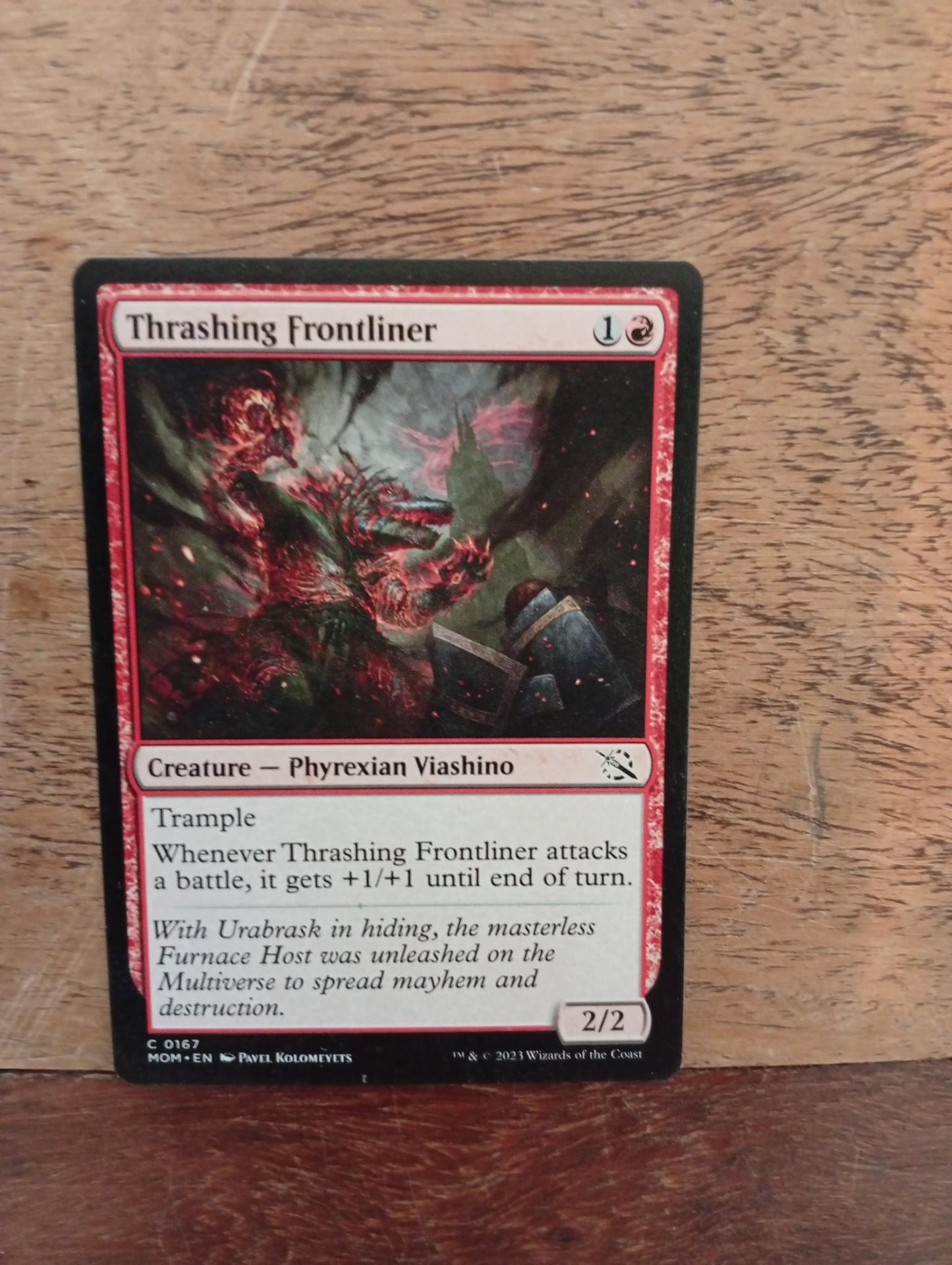 Magic The Gathering Thrashing Frontliner 0168 March of the Machine - AllRoleplaying.com