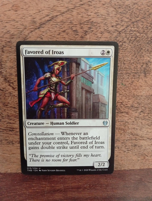 Magic The Gathering Favored of Iroas 015/254 Theros Beyond Death - AllRoleplaying.com