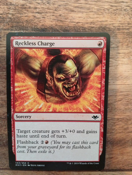 Magic The Gathering Reckless Charge 144/254 Modern Horizons - AllRoleplaying.com
