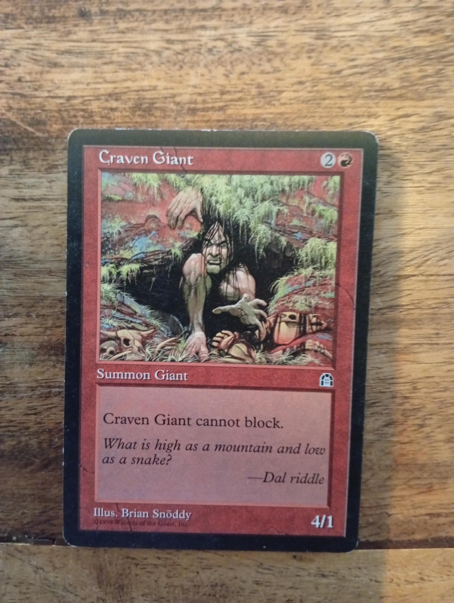 Magic The Gathering Craven Giant Stronghold - AllRoleplaying.com