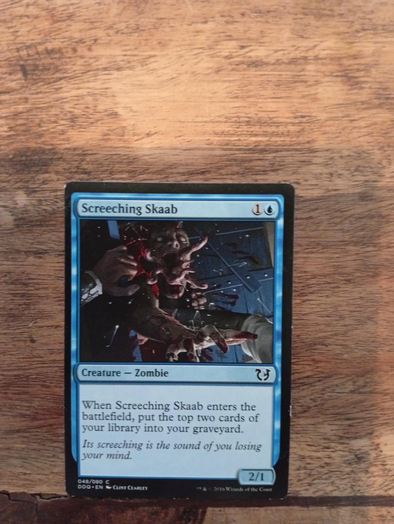 Magic The Gathering Screeching Skaab 048/080 Duel Decks Blessed vs. Cursed - AllRoleplaying.com