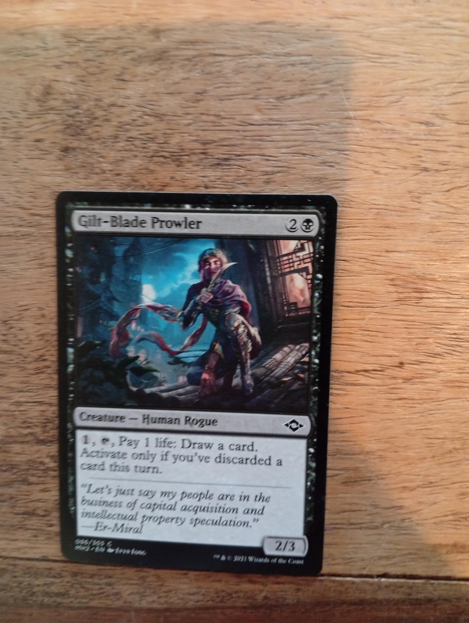 Magic The Gathering Gilt-Blade Prowler 086/303 Modern Horizons 2 - AllRoleplaying.com