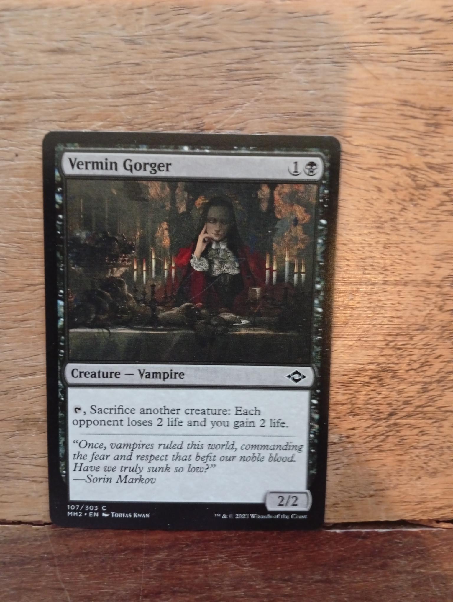 Magic The Gathering Vermin Gorger 107/303 Modern Horizons 2 - AllRoleplaying.com