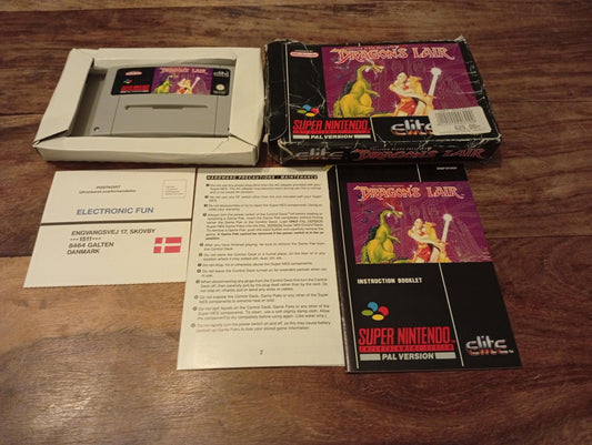 Dragon's Lair Super Nintendo SNES Complete Classic Video Game - AllRoleplaying.com