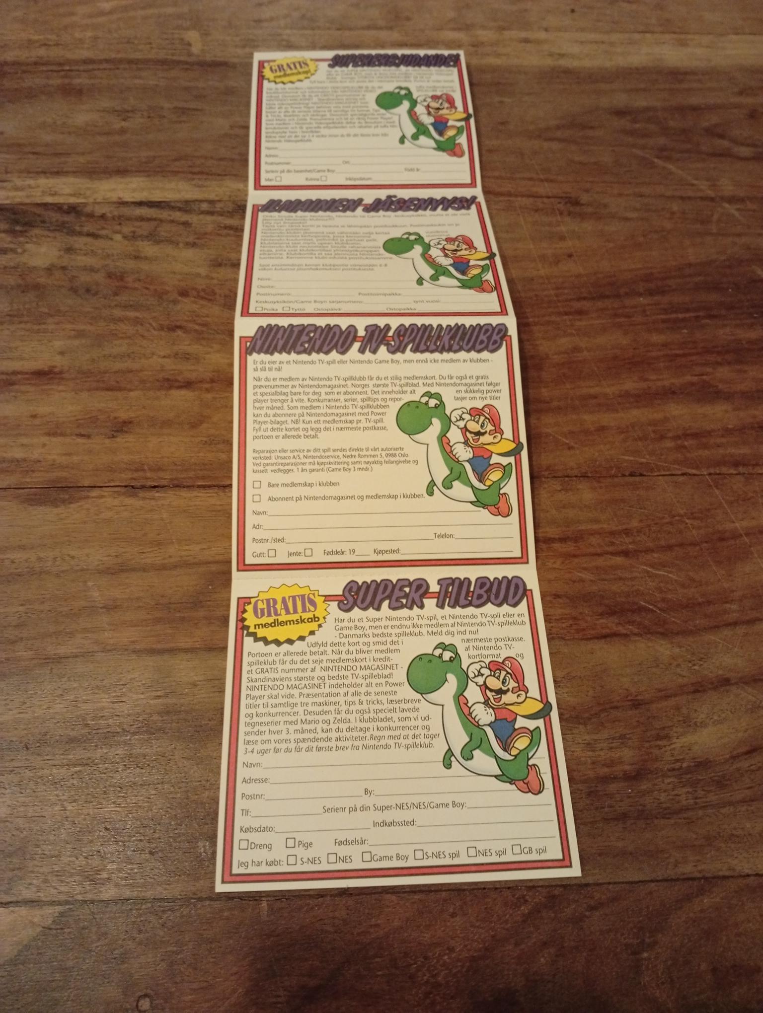 Super Mario World SNES Nintendo Vintage Promo - AllRoleplaying.com