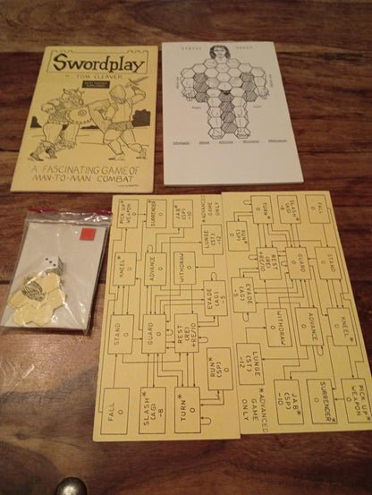 Swordplay Man to Man Combat Tom Cleaver 1976 - AllRoleplaying.com