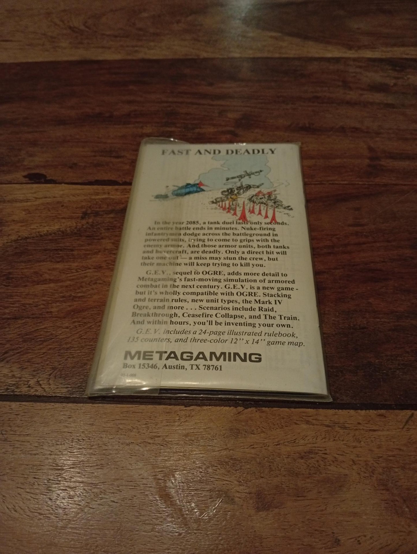 G.E.V. Metagaming MicroGame #8 1978 - AllRoleplaying.com