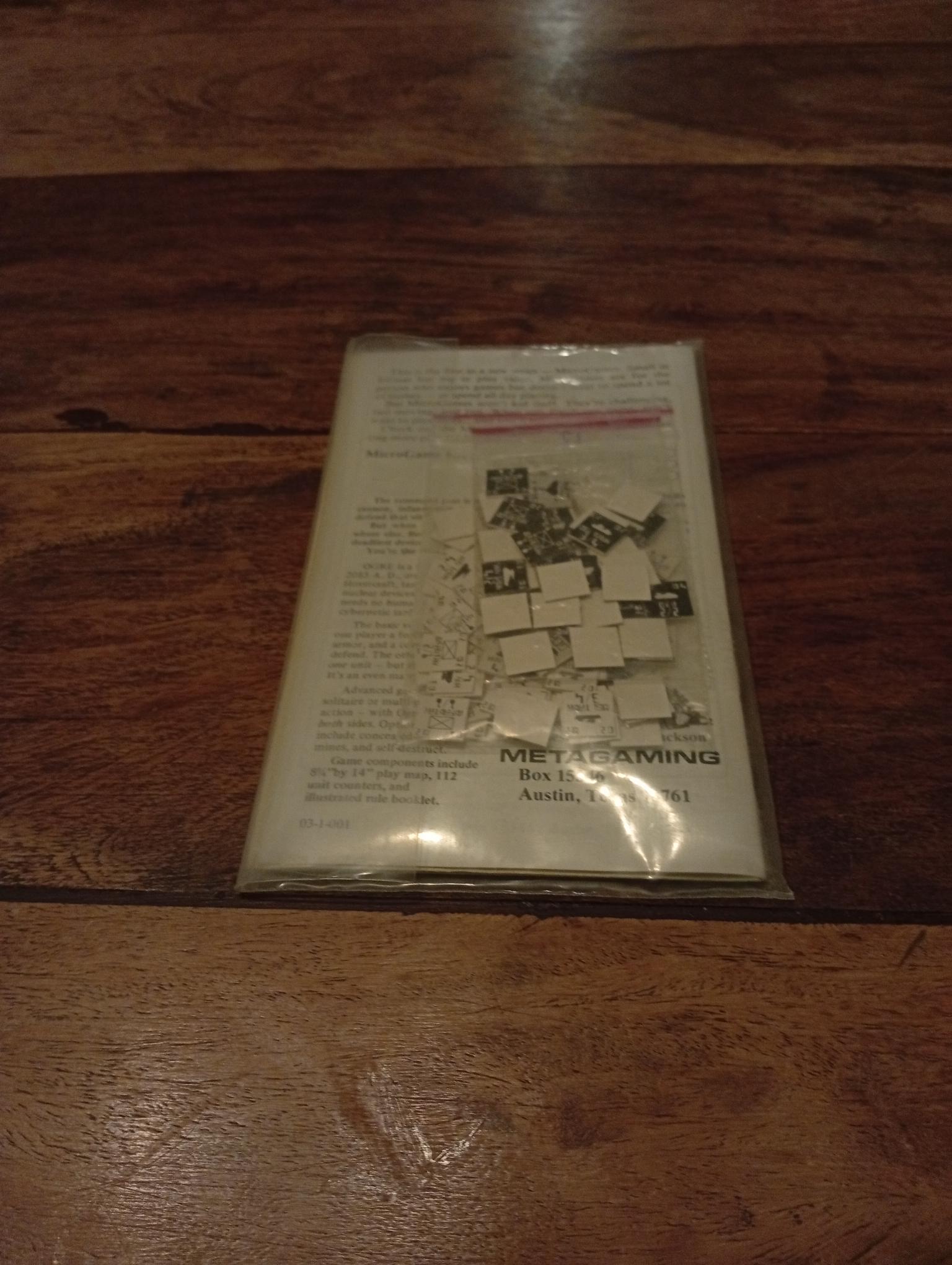 OGRE Microgame #1 Metagaming 1977 - AllRoleplaying.com