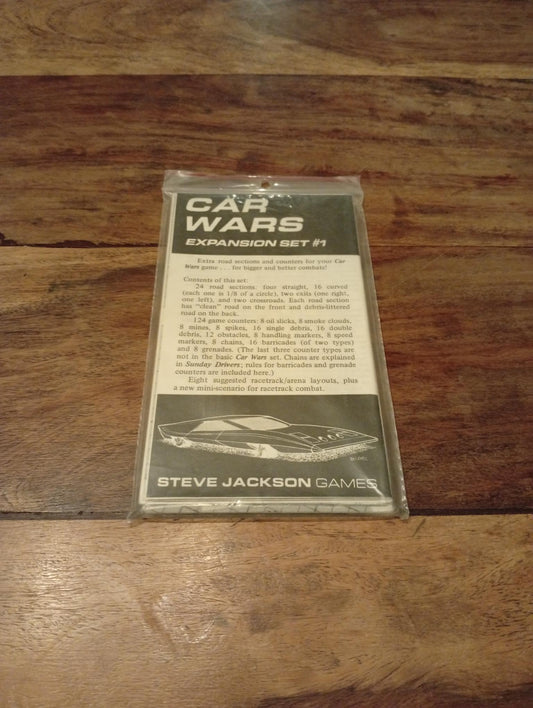 Car Wars Expansion Set #1 Steve Jackson Games 1983 - AllRoleplaying.com
