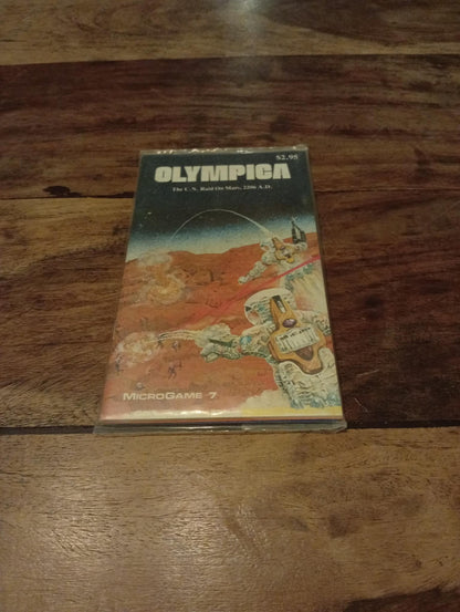 Olympica The U.N. Raid on Mars, 2206 A.D Uncut Micro Game #7 1978