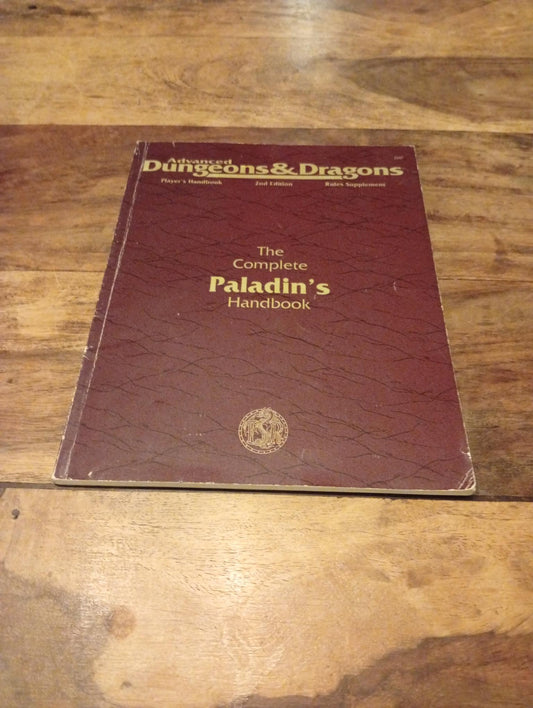 AD&D The Complete Paladin's Handbook TSR 2147 AD&D 1994