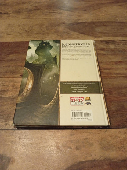 Monster Manual Dungeons & Dragons 4th Ed Wizards of the Coast 2008 - AllRoleplaying.com