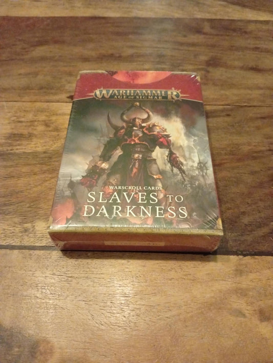 Warhammer Age of Sigmar Warscroll Cards - Slaves to Darkness New 2022