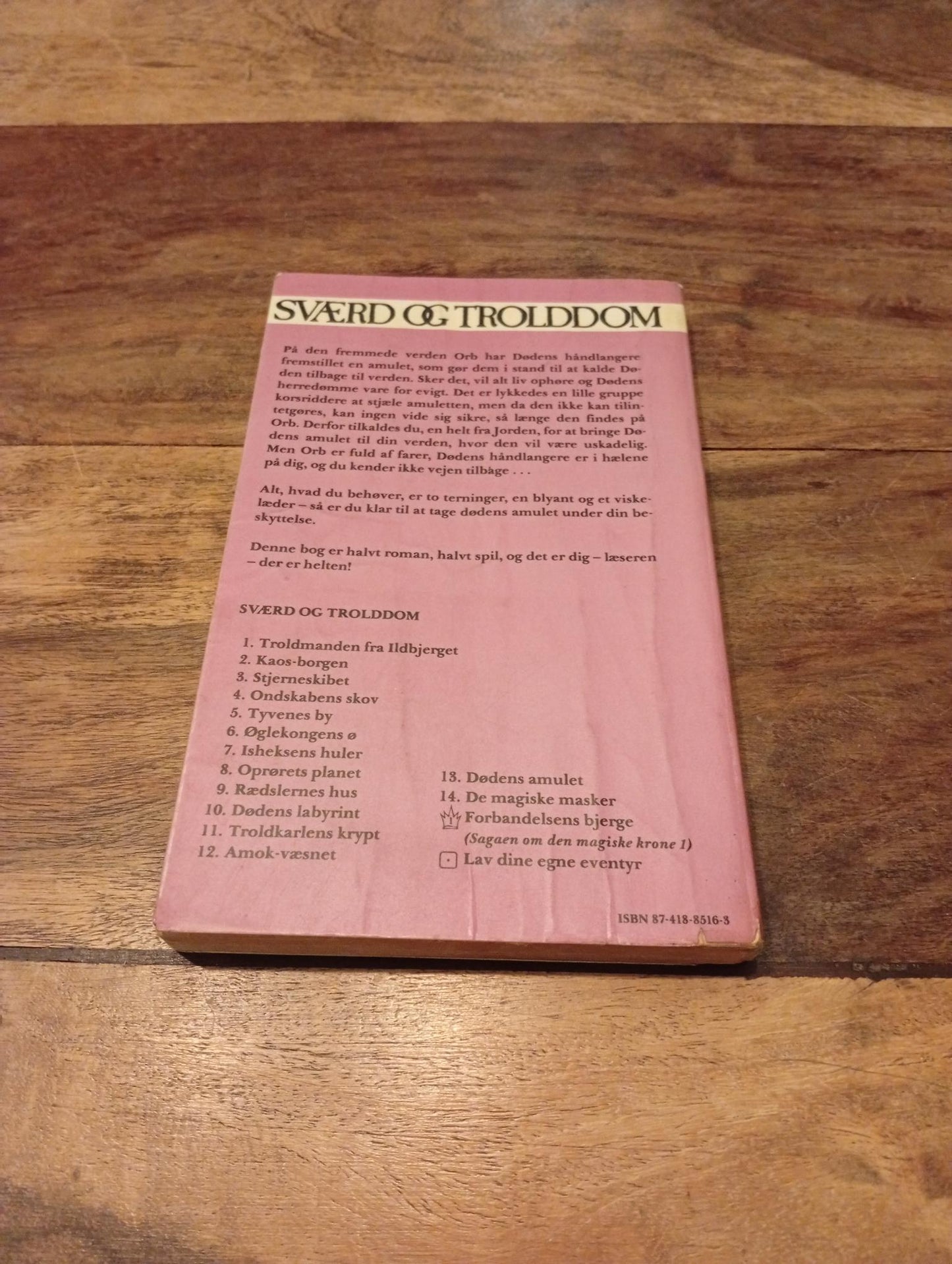 Sværd og Trolddom Dødens Amulet #13 Steve Jackson 1988