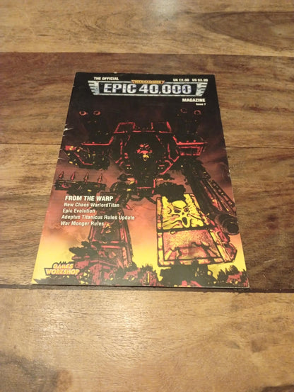 Warhammer 40k Issue #7 Epic 40k Magazine Games Workshop 2001