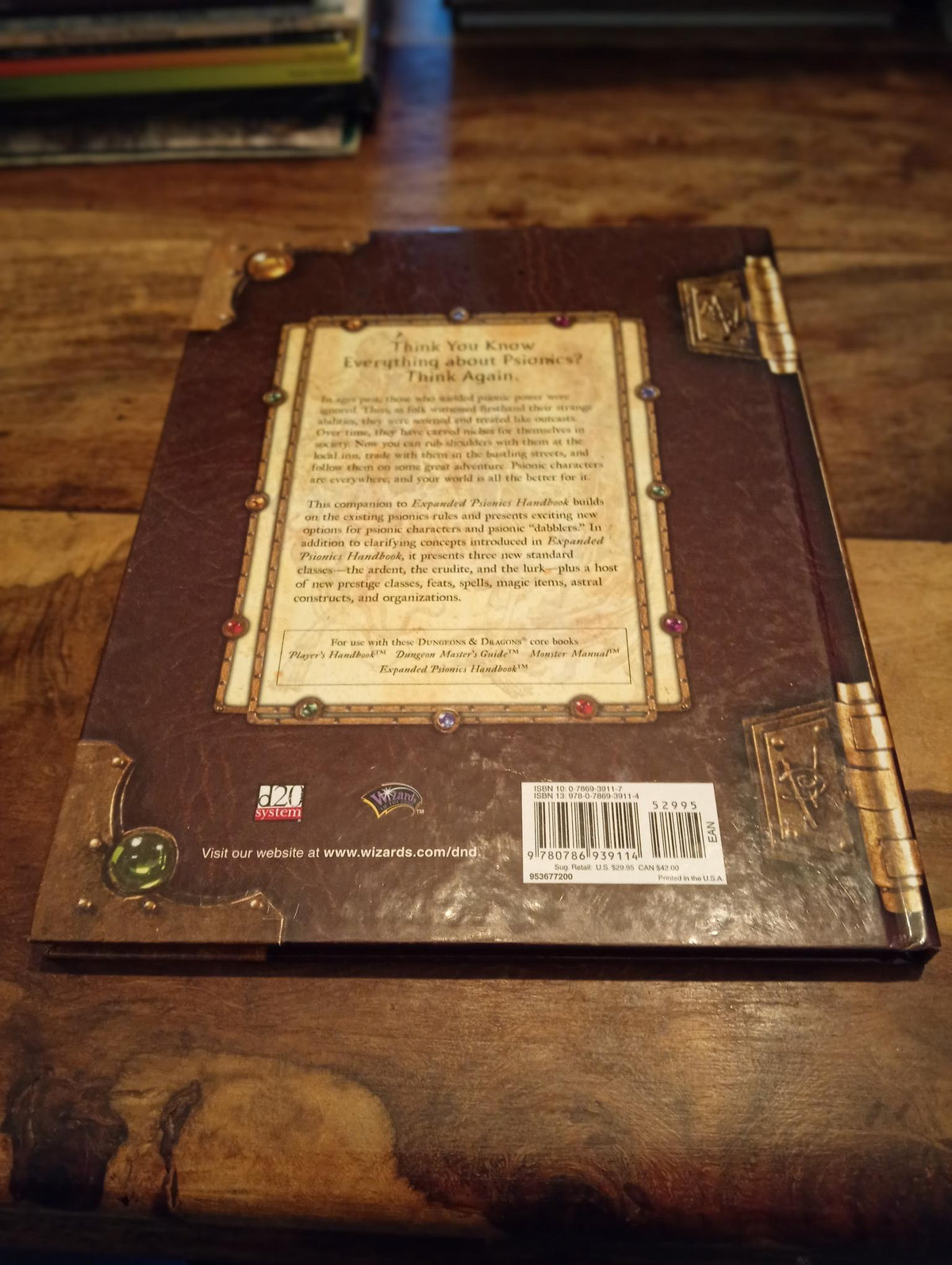 Dungeons & Dragons Complete Psionic 3.5 Mastering the Powers of the Mind Wizards of the Coast 2006