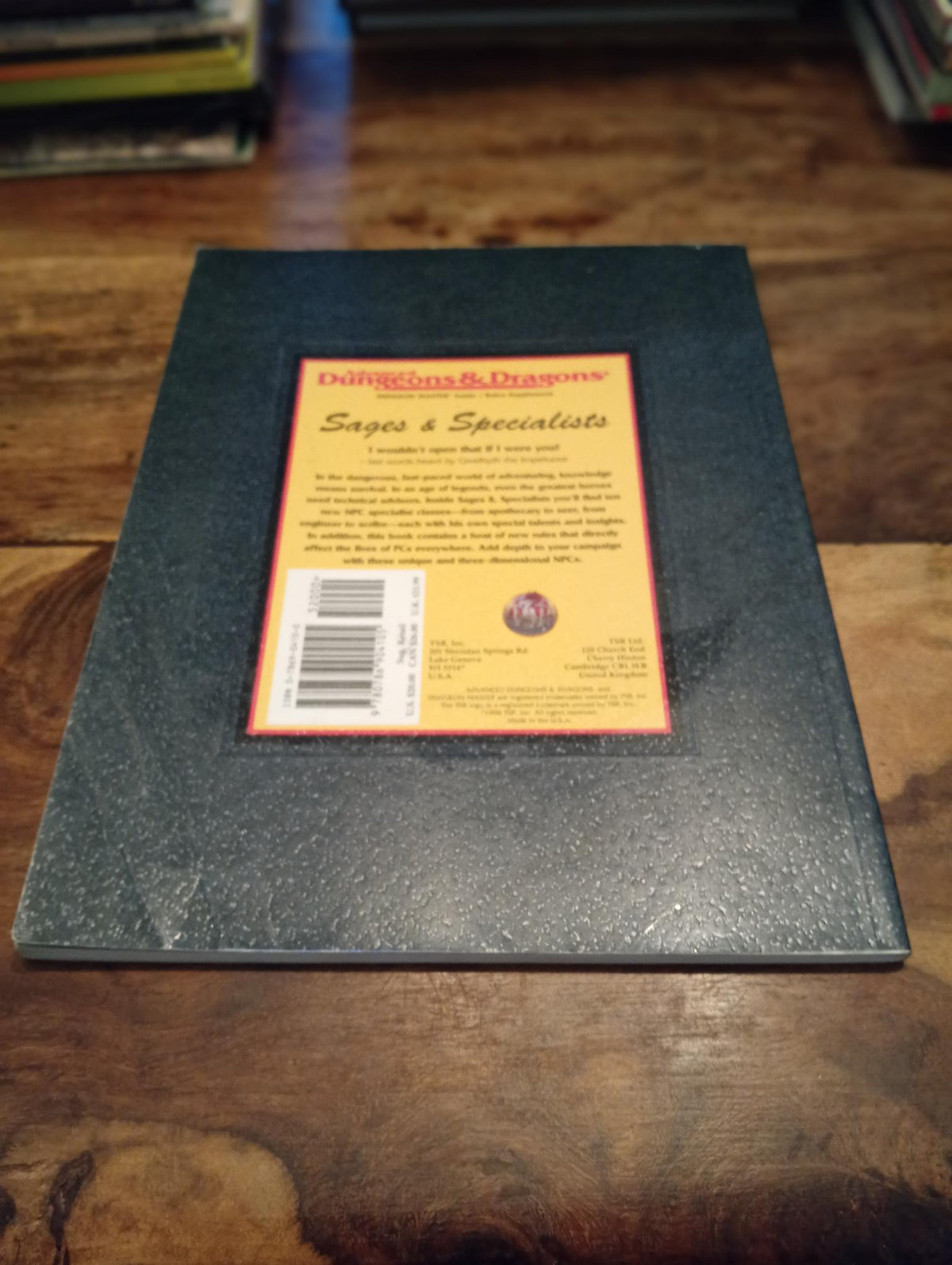 AD&D Sages & Specialists TSR 2146 AD&D 1996